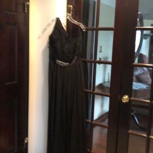Black evening gown